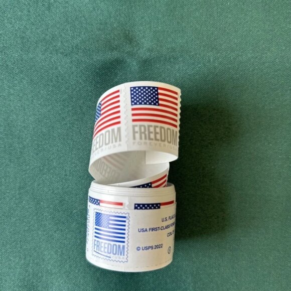 1000 forever stamps of 2023 Mail U.S.A. Flag Postage - Picture 3 of 3